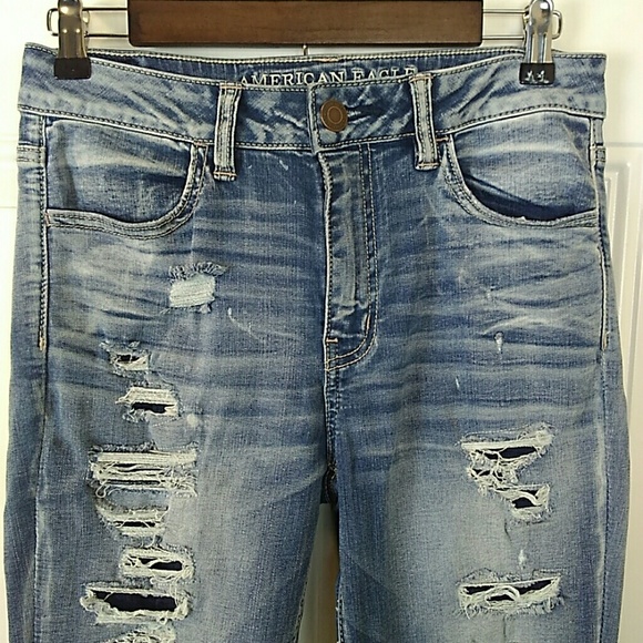 American Eagle Outfitters Denim - American Eagle Outfitters high-rise jegging crop